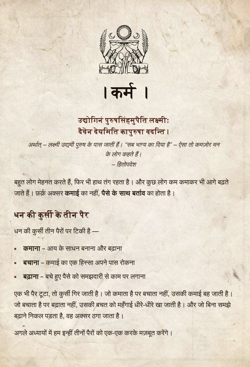 कर्म — sample page